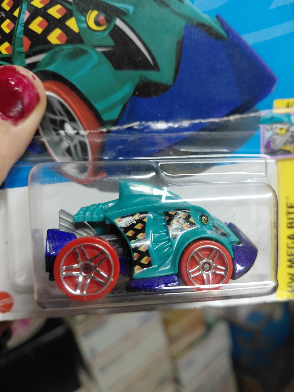 Hot Wheels Piranha Terror from the 2024 HW Mega Bite series (number 87/250, 4/5